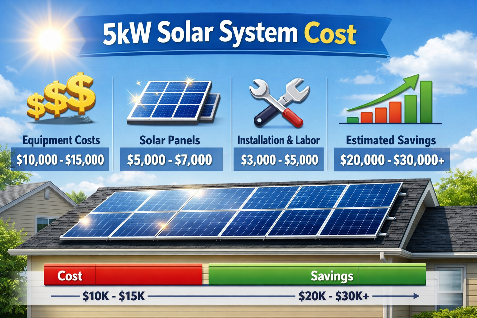 5kw solar system cost