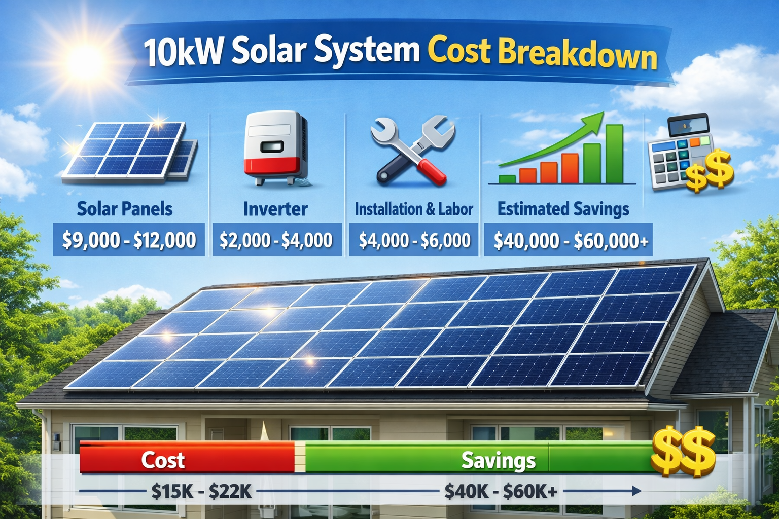 solar system cost breakdown